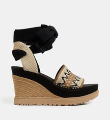 Sandales compensées Abbot toile Ugg