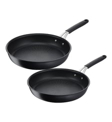 Lot de 2 poêles Ø24 et 28 cm -Tempra Anti adhésives Lagostina