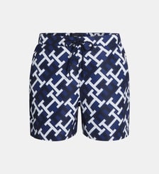 Short de bain slim avec suspensoir monogramme Tommy Hilfiger