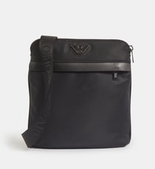 Sacoche plate recyclée logo Emporio Armani