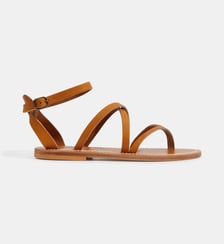 Sandales plates Epicure cuir ou nubuck K.Jacques