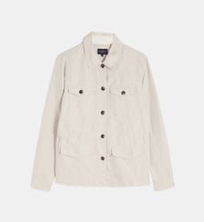 Veste droite Grace en lin Caroll