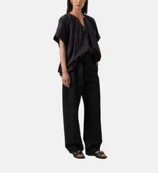 Pantalon large en coton unisexe Lemaire