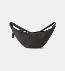 Sac à main Croissant Large en cuir Lemaire