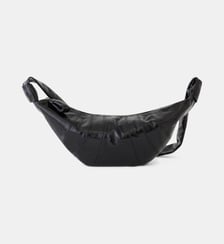 Sac à main Croissant Medium en coton enduit Lemaire