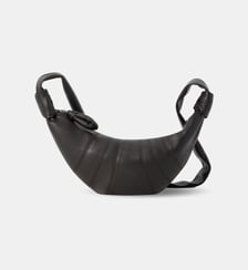 Sac à main SmallCroissant en cuir Lemaire