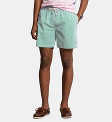 Short de bain droit en coton mélangé Polo Ralph Lauren