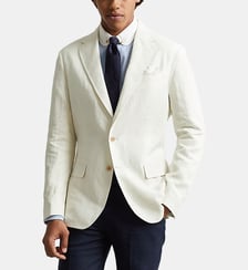 Veste droite en lin Polo Ralph Lauren