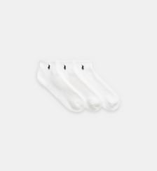 Lot de 3 paires de socquettes coton logo Polo Ralph Lauren