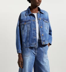 Veste en jean ample Costello coton Sessùn