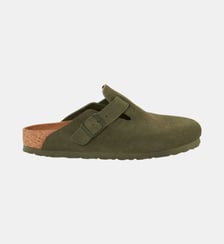 Sabots Boston en cuir daim Birkenstock