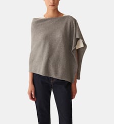 Poncho cachemire 2 fils Bompard