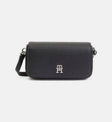 Sac à main crossover monogramme enduit grainé Tommy Hilfiger