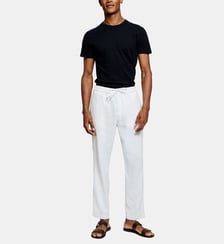 Pantalon chino droit Oscar en lin mélangé Frescobol Carioca