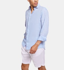 Chemise droite Antonio en lin Frescobol Carioca