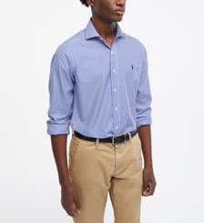 Chemise droite imprimé rayé coton Polo Ralph Lauren