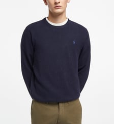 Pull droit pony coton texturé Polo Ralph Lauren