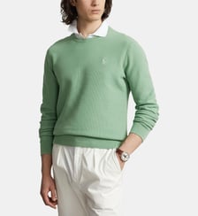 Pull droit pony coton texturé Polo Ralph Lauren