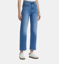 Jean droit délavé coton stretch Levi's