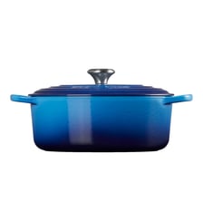 Cocotte ovale fonte émaillée azur 29 cm 4,7 l Le Creuset