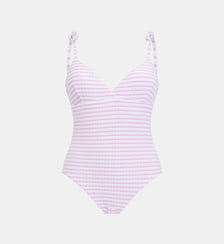 Maillot de bain 1 pièce texturé rayé Seafolly