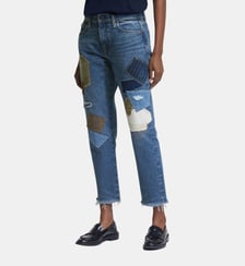 Jean slim boyfriend patchwork Polo Ralph Lauren
