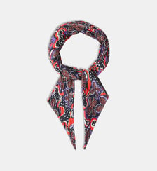 Foulard plissé imprimé fantaisie Galeries Lafayette x Charles de Vilmorin Galeries Lafayette