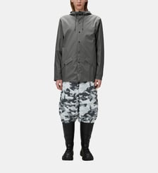 Imperméable droit capuche visière mi-long unisexe Rains
