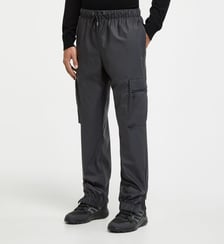 Pantalon cargo droit à taille haute Rains