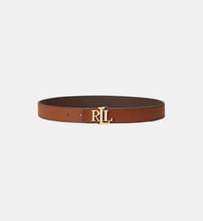 Ceinture réversible en cuir à boucle signature Lauren Ralph Lauren