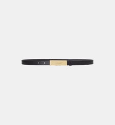Ceinture fine en cuir à logo Lauren Ralph Lauren