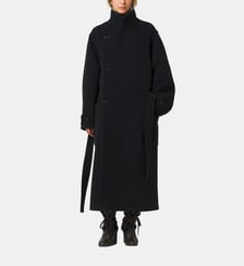 Manteau Wrap en laine Lemaire