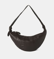 Sac à main Croissant Large en cuir Lemaire
