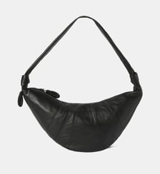 Sac à main Croissant Large en cuir Lemaire