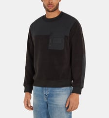 Pull droit poche zippée Calvin Klein
