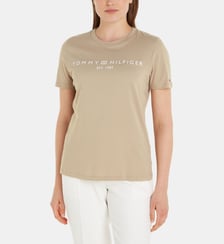 T-shirt slim signature en coton Tommy Hilfiger