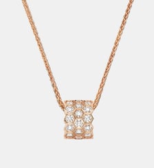 Pendentif en or rose et diamants moyen modèle Chaumet
