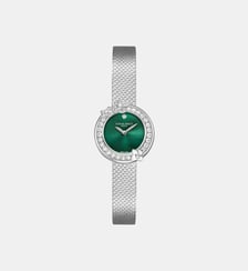 Montre en acier et diamants Chaumet