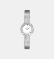 Montre en acier et diamants Chaumet
