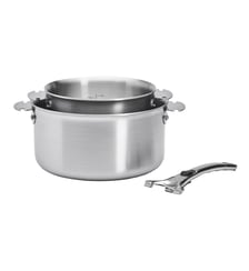 Batterie de 2 casseroles Ø16-20 cm + poignée Alchimy Loqy De Buyer