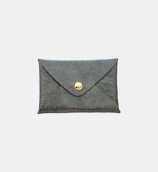 Porte-cartes Origami en cuir brillant Les Cléias