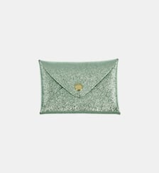 Porte-cartes Origami en cuir brillant Les Cléias