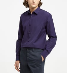 Chemise droite H2Plies coton bio Galeries Lafayette