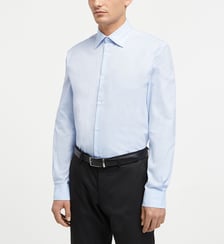 Chemise confort Aarmure sans repassage en coton bio Galeries Lafayette