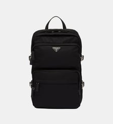Sac à dos en Re-nylon et cuir Saffiano Prada