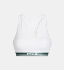 Brassière signature en coton stretch Lacoste