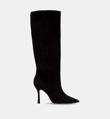 Bottes à talons Kate en cuir suédé Larroude