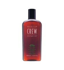 3 En 1 Tea Tree Shampoing Après-Shampoing Gel Douche Homme Corps & Cheveux American Crew