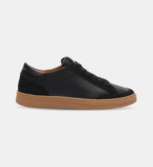 Baskets basses n°14 en cuir Rivecour