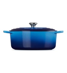 Cocotte ovale Fonte émaillée azur 29 cm 4,7 l Le Creuset